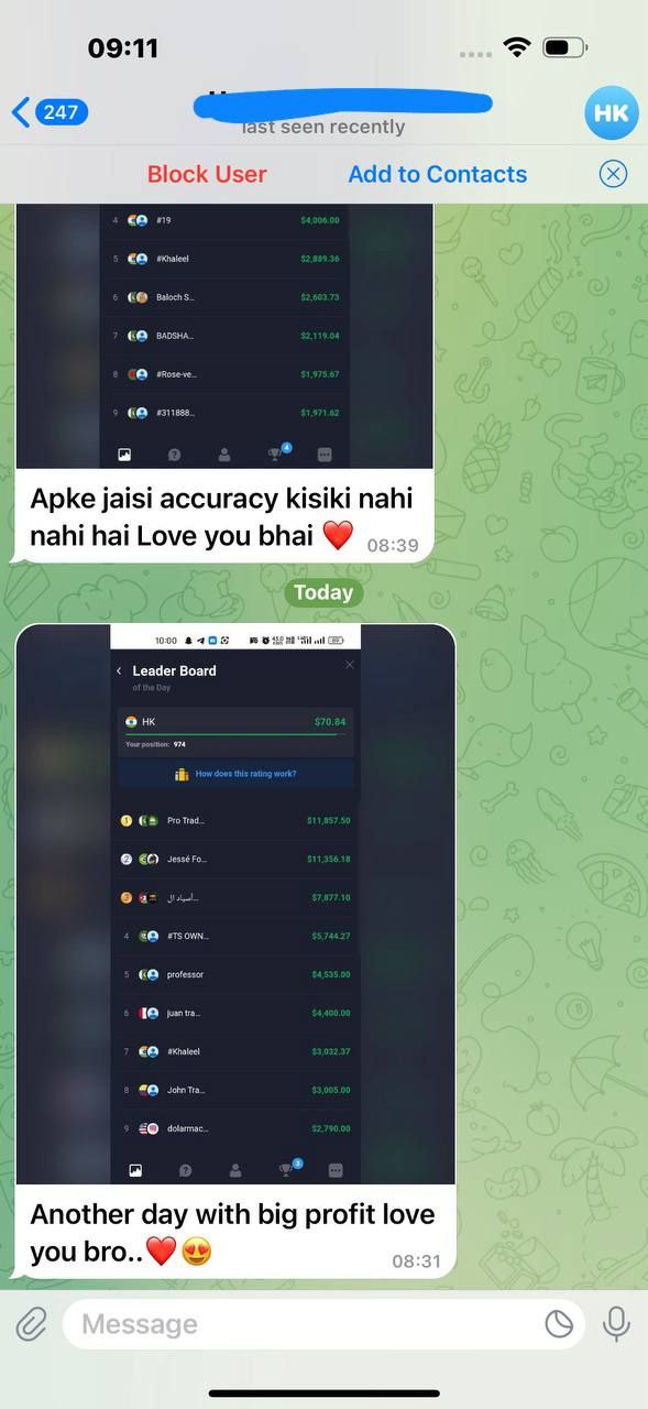 Trader Success Story