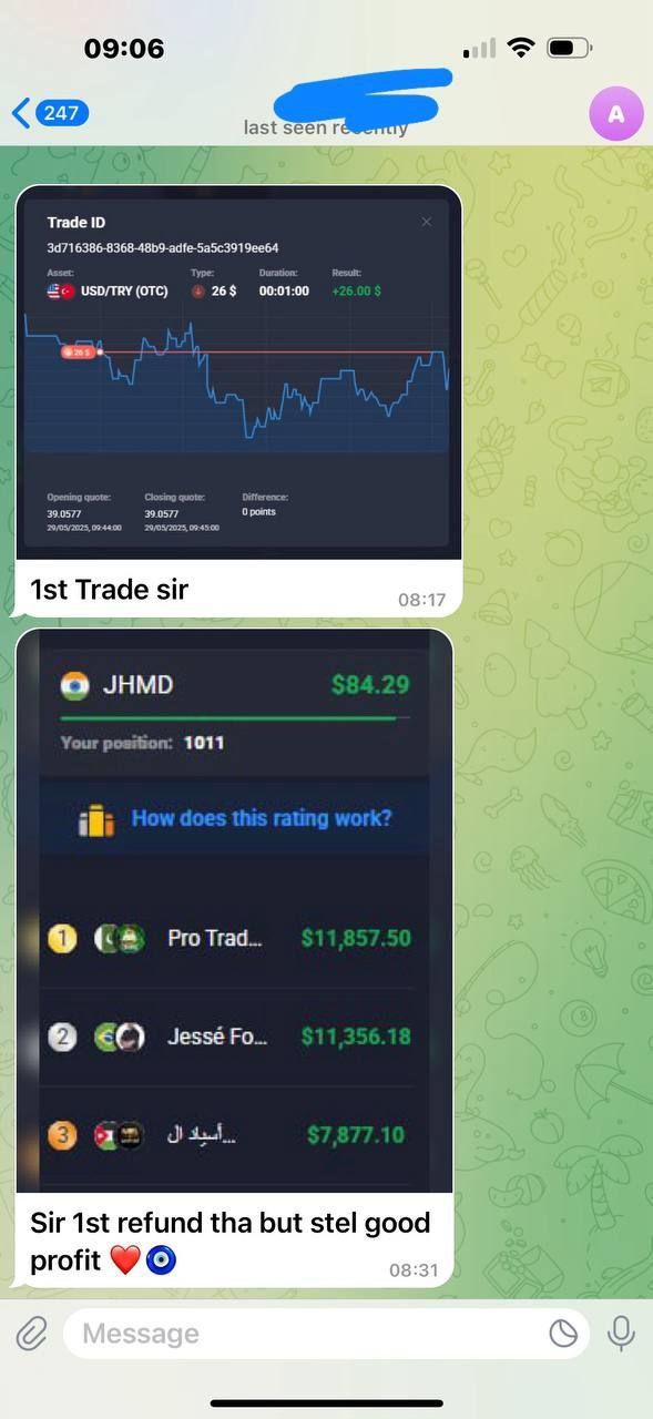 Trader Success Story